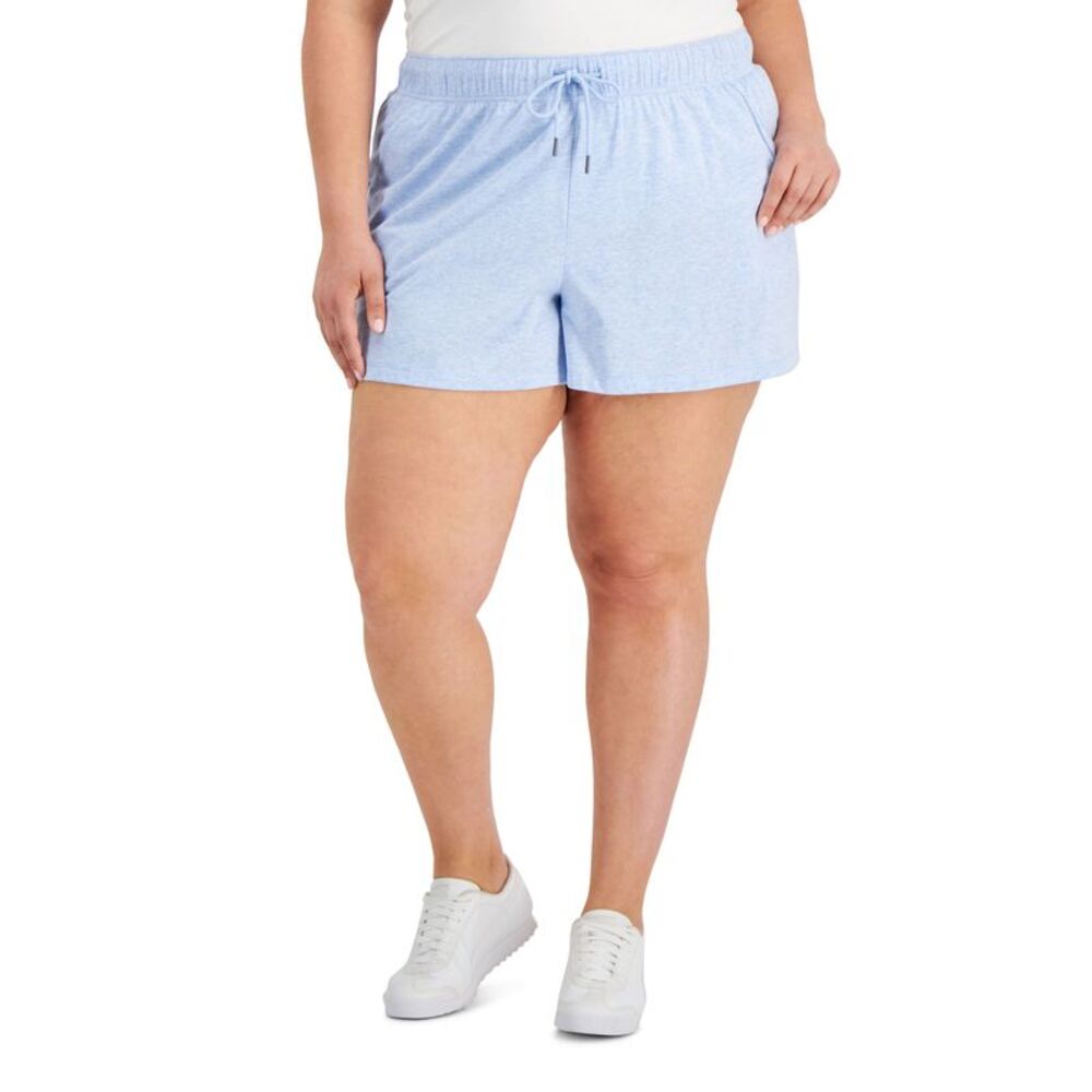 ID Ideology Plus Size Retro Recycled Drawstring Shorts